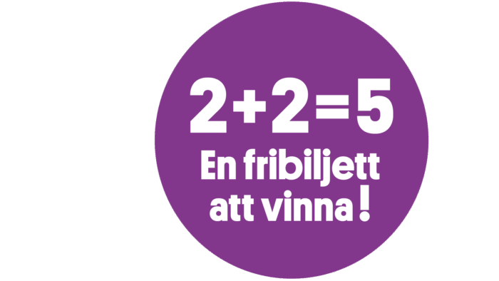 2+2=5 Vinn en fribiljett!